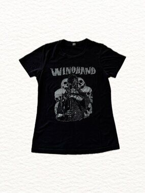 ❌ SOLD ❌ WINDHAND - Band Tee - Executioner w Skulls - Black / White - Size S